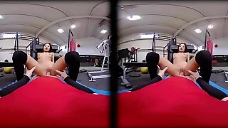 VRConk Petite girl fucked by fat cock at the gym VR Porn
